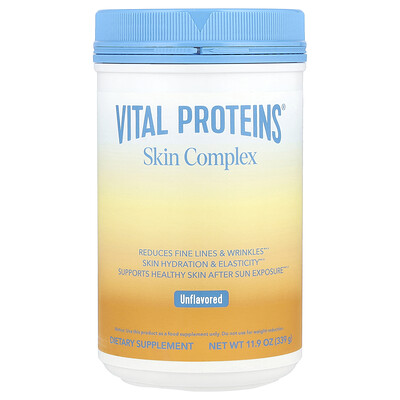 Product Image for Vital Proteins, Skin Complex, Unflavored, 11.9 oz (339 g)