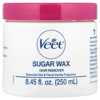 Veet, 糖蜡毛发去除膏，精油和花香香草，14 个