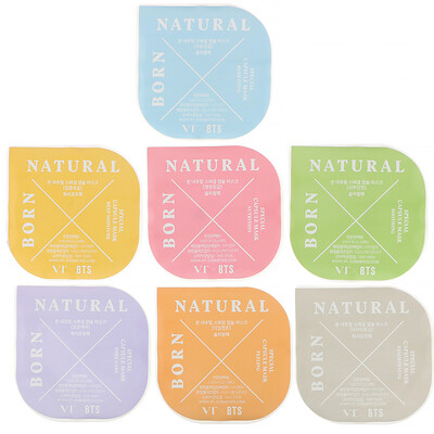 VT X BTS Born Natural, Special Capsule Mask Kit, 7 Capsules, 5 ml Each