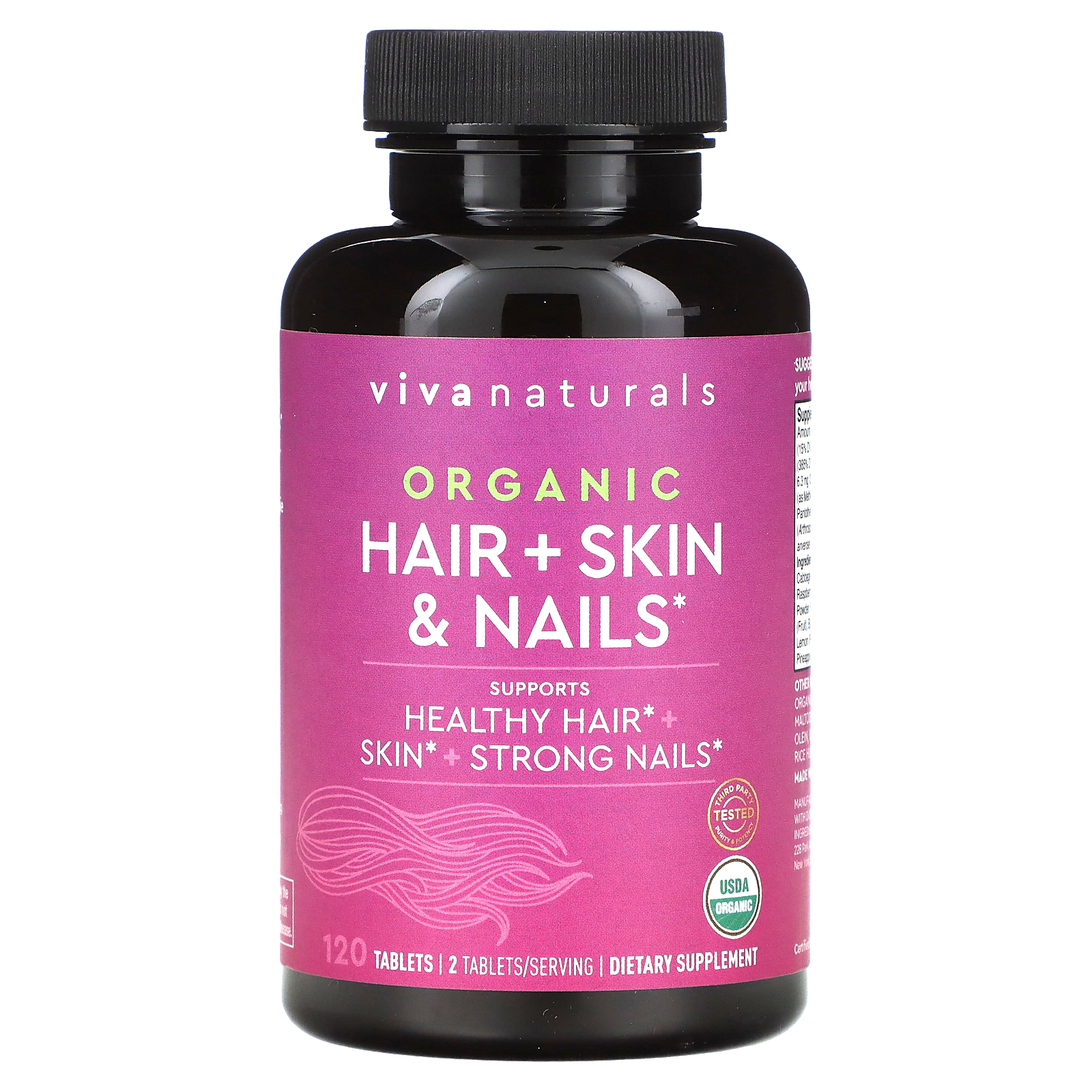 viva naturals glutathione Viva Naturals Organic Hair Skin & Nails Vitamins for sale online