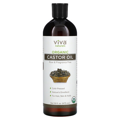 

Viva Naturals Organic Castor Oil 16 fl oz (473 ml)