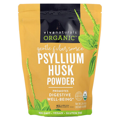 

Viva Naturals Organic Psyllium Husk Powder 24 oz (680 g)