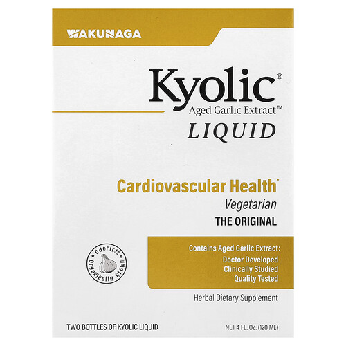 Kyolic Aged Garlic Extract™ Liquid, 2 Bottles, 2 fl oz (60 ml) Each