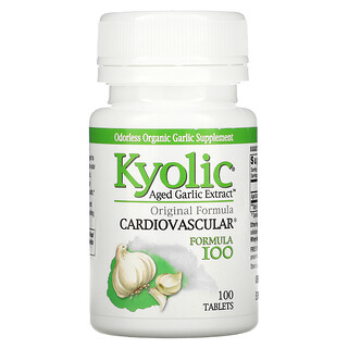 Kyolic, Aged Garlic Extract, Extracto de ajo maduro, Cardiovascular, Fórmula 100, 100 comprimidos