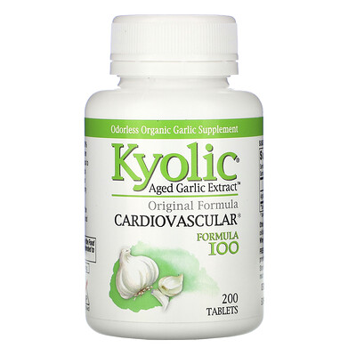 Kyolic Для поддержания сердечно-сосудистой системы, Formula 100, 200 таблеток