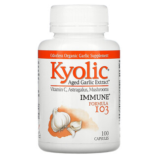 Kyolic, Système immunitaire, formule 103, 100 gélules