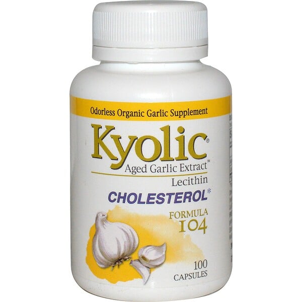 Kyolic, Средство для снижения уровня холестерина 104, 100 капсул