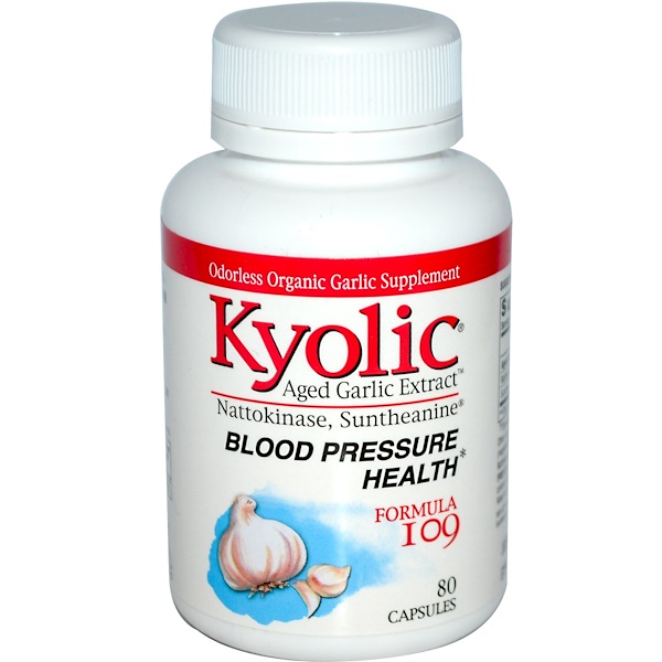Wakunaga Kyolic, Aged Garlic Extract, Formula 109, 80 Capsules