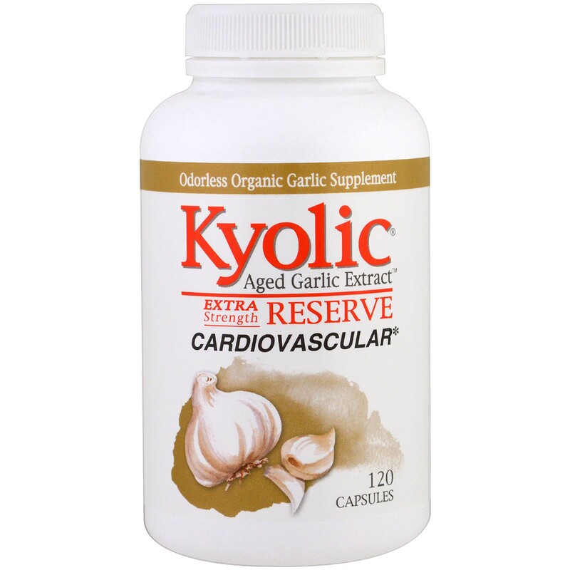 Kyolic, Aged Garlic Extract, Extra Strength Reserve, 120 Capsules iHerb