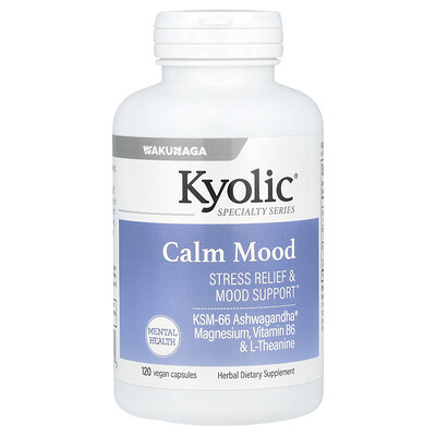 Kyolic  Specialty Series  Calm Mood  120 Vegan Capsules