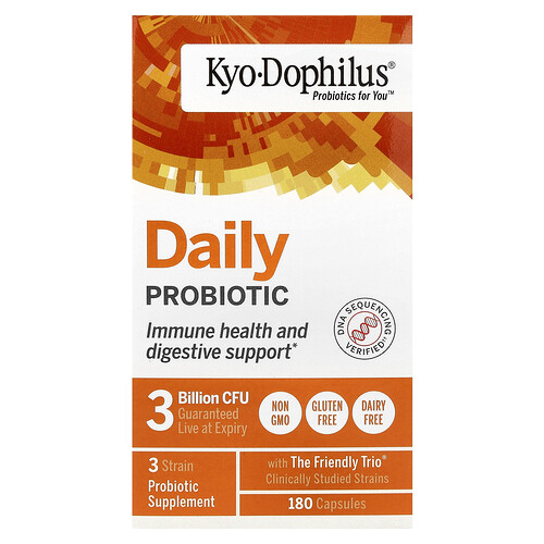 Kyolic, Kyo-Dophilus®, Daily Probiotic, 180 Capsules