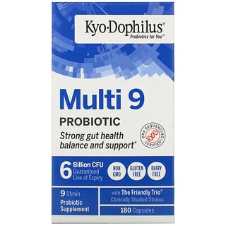 Kyolic, Kyo-Dophilus® 9 合 1 複合益生菌膠囊，60 億 CFU，180 粒裝