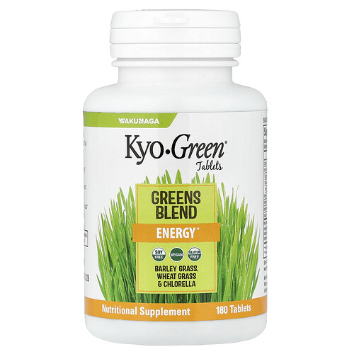 Kyolic, Kyo-Green, Greens Blend, Energy, 180 Tablets