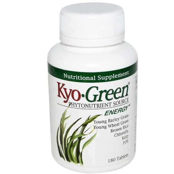 Kyolic, Kyo-Grün Phytonährstoffquelle, Energie, 180 Tabletten