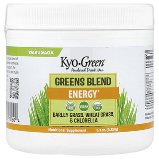 Kyolic, Mistura para Bebida em Pó Kyo-Green®, Mistura de Verduras, 5,3 oz (0,33 lb)  