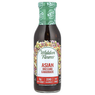 Walden Farms, Condimento y Marinada Asiática, Sin Calorías, 12 fl oz (355 ml)