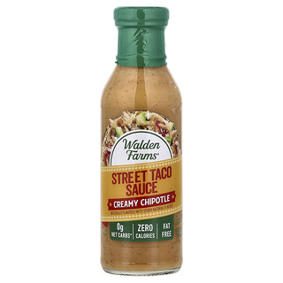 Walden Farms, Saus Taco Jalanan, Chipotle Krim, 355 ml (12 ons cairan)