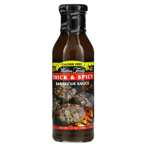 Walden Farms, Thick & Spicy Barbecue Sauce, 12 oz (340 g)