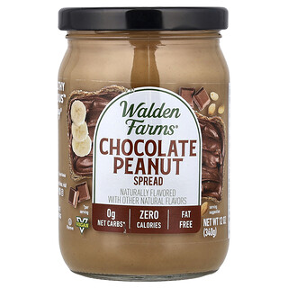 Walden Farms, Crema spalmabile di arachidi e cioccolato, 340 g
