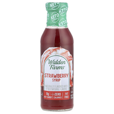 Product Image for Walden Farms, Strawberry Syrup, 12 fl oz (355 ml)