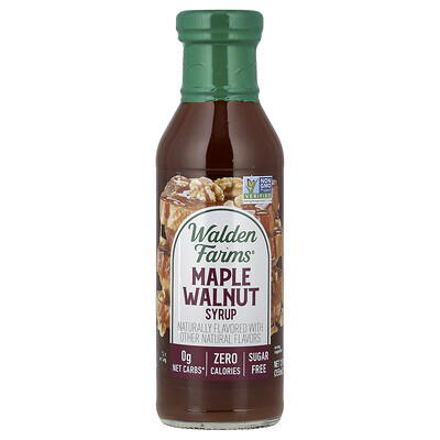 Walden Farms, Jarabe de arce y nuez, 355 ml (12 oz. Líq.)