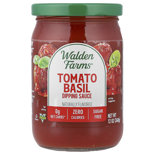 Walden Farms, Tomato Basil Dipping Sauce, 12 oz (340 g)