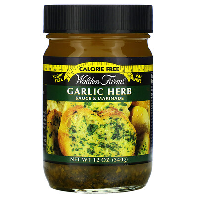 Walden Farms Garlic Herb Sauce & Marinade, 12 oz (340 g)