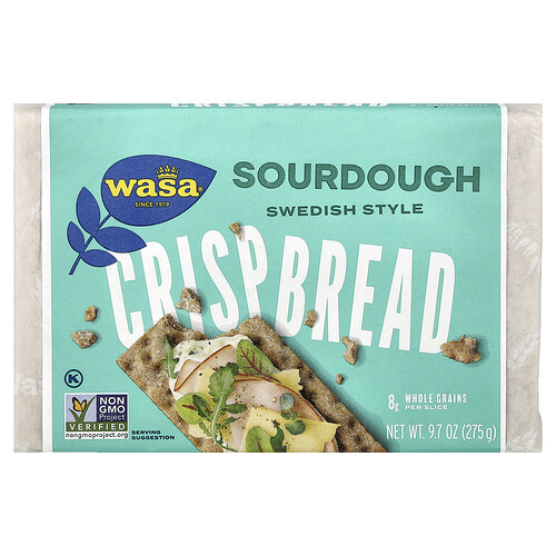 Wasa Flatbread, Crispbread, Sourdough, 9.7 oz (275 g)