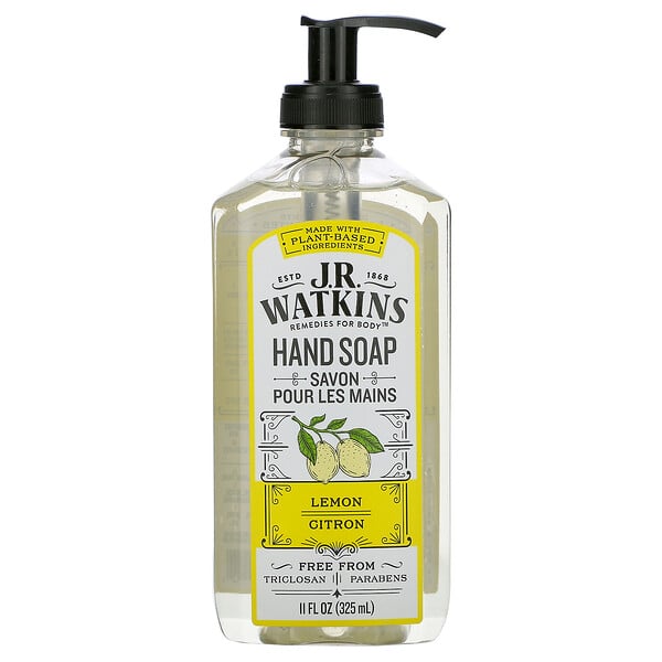 J R Watkins, Мыло для рук, лимон, 325 мл (11 жидк. Унций)