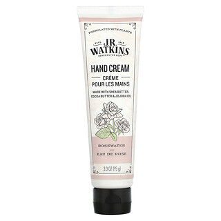 J R Watkins, Crema per le mani, acqua di rose, 95 g