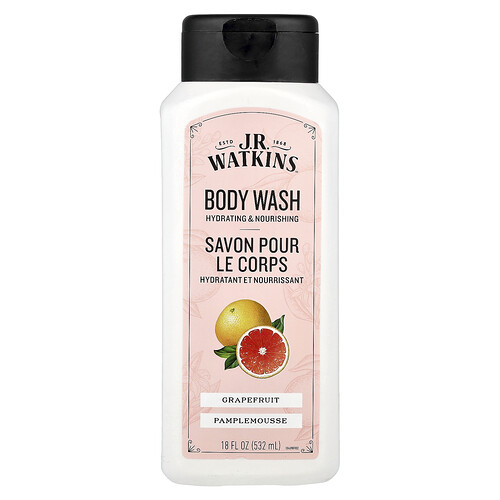 J R Watkins Body Wash, Grapefruit, 18 fl oz (532 ml)