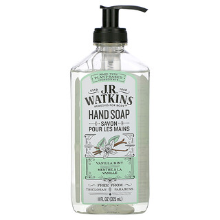 J R Watkins, 洗手液，香草薄荷味，11 液量盎司（325 毫升）