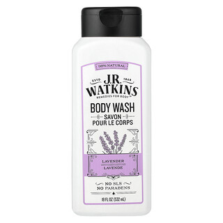 J R Watkins, Sprchový gel, levandule, 18 fl oz (532 ml)