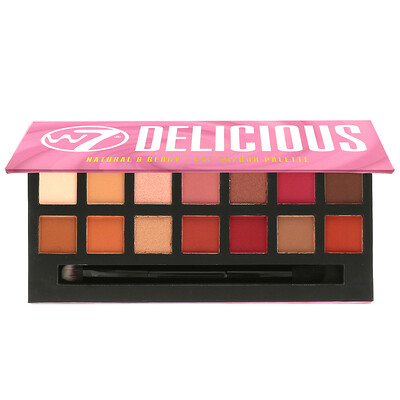 

W7, Delicious, Natural & Berry, Eye Colour Palette, 0.39 oz (11.2 g)