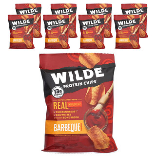 Wilde Brands, Protein Chips®, Barbekü, 8 Poşet, Her Biri 38 g (1,34 oz)