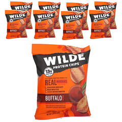 Protein Chips®, Buffalo Style, 8 пакетиків по 38 г