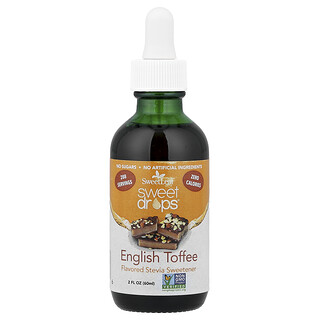 SweetLeaf Stevia, Sweet Drops®, Toffee Inggris, 60 ml (2 ons cairan)