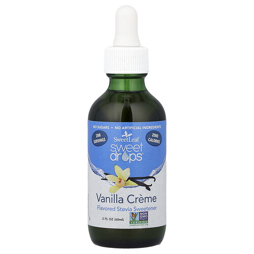 Sweetleaf Stevia Sweet Drops®, Vanilla Creme, 2 fl oz (60 ml)