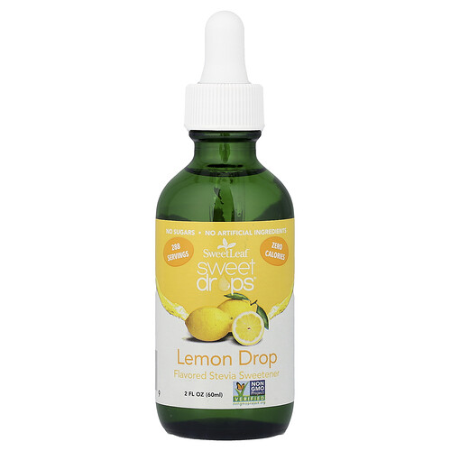 Sweetleaf Stevia Sweet Drops®, Lemon Drop, 2 fl oz (60 ml)
