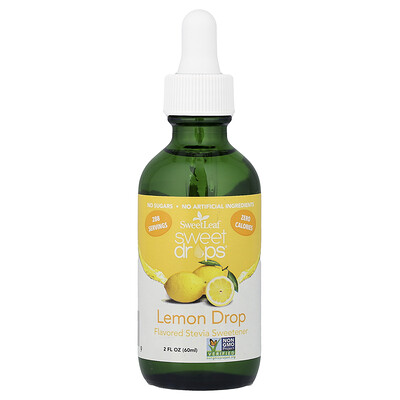 Product Image for SweetLeaf Stevia, Sweet Drops , Lemon Drop, 2 fl oz (60 ml)