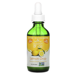 Wisdom Natural, SweetLeaf, Sweet Drops Stevia Sweetener, Lemon Drop, 2 fl oz (60 ml)