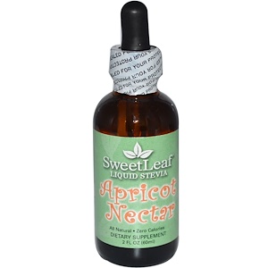 Отзывы о Виздом Натуралс, SweetLeaf, Liquid Stevia, Apricot Nectar, 2 fl oz (60 ml)