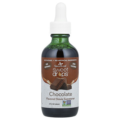 SweetLeaf Stevia  Sweet Drops™  Chocolate  2 fl oz (60 ml)