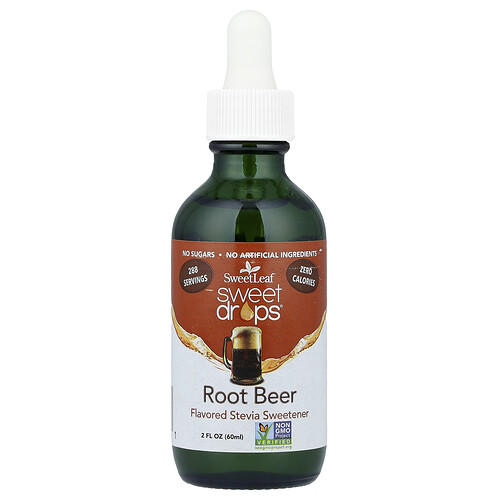 SweetLeaf Stevia Sweet Drops корневое пиво 60 мл (2 жидк. Унции)