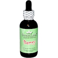 SweetLeaf, Жидкая стевия, ягодный вкус, 2 жидких унции (60 мл) - изображение