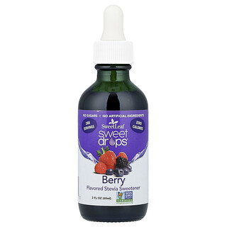 SweetLeaf Stevia, Sweet Drops, Bayas, 60 ml (2 oz. líq.)