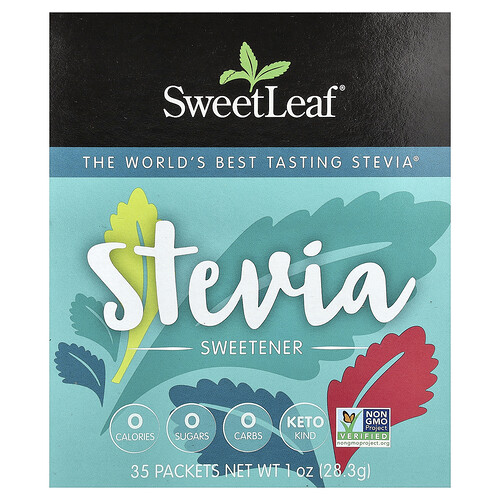 Sweetleaf Stevia Stevia Sweetener, 35 Packets, 1 oz (28.3 g)