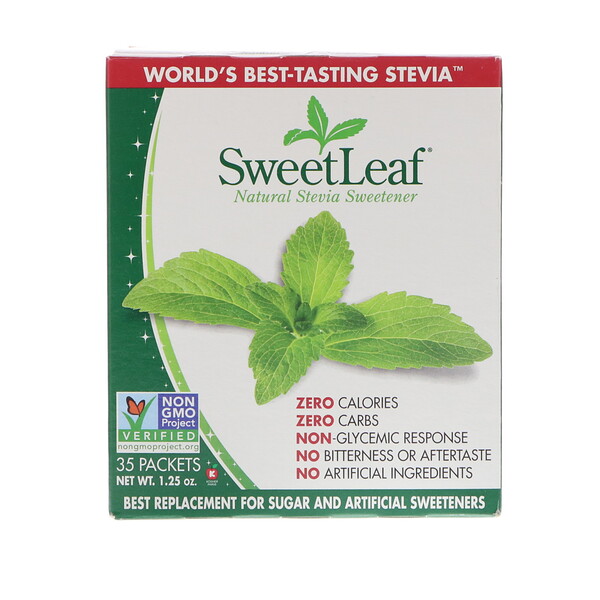 Wisdom Natural‏, SweetLeaf, Natural Stevia Sweetener, 35 Packets, 1.25 oz