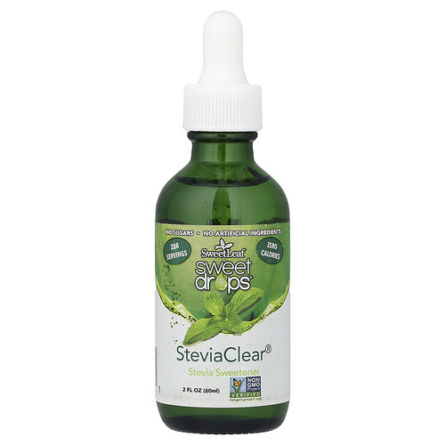 SweetLeaf Stevia, Sweet Drops®, SteviaClear®, 60 ml (2 fl. oz.)