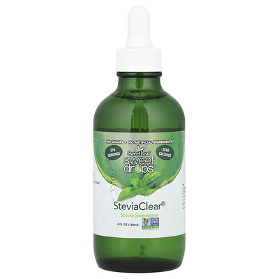 SweetLeaf Stevia  Sweet Drops®  SteviaClear®  4 fl oz (120 ml)